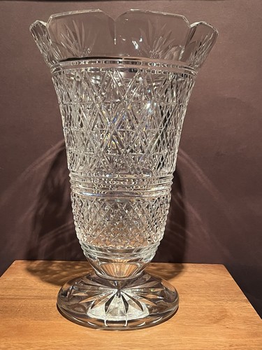Waterford crystal footed - waterford, 10"
