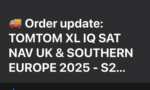 Tom sat nav working - tom,