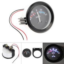 52MM 2" 12V 60-0-60 AMP Pointer Ammeter Gauge Meter for Car / Boat / Truck / ATV