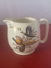 Vintage West Highland Pottery Company Dunoon Argyll Pheasant Jug - Dumfries