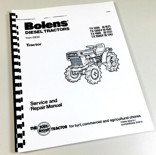 Bolens g152 g154 g172 - bolens,