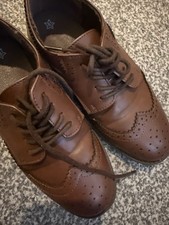 Brown Leather Shoe For Kids