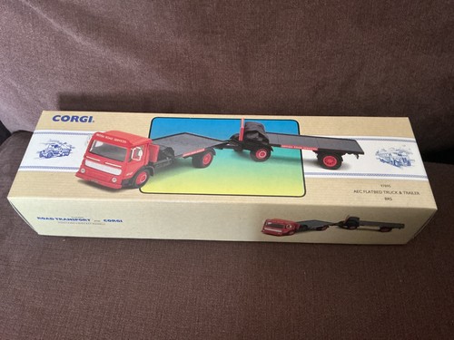Corgi aec flatbed british road - flatbed,