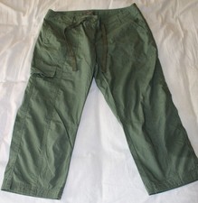 South ladies khaki cropped