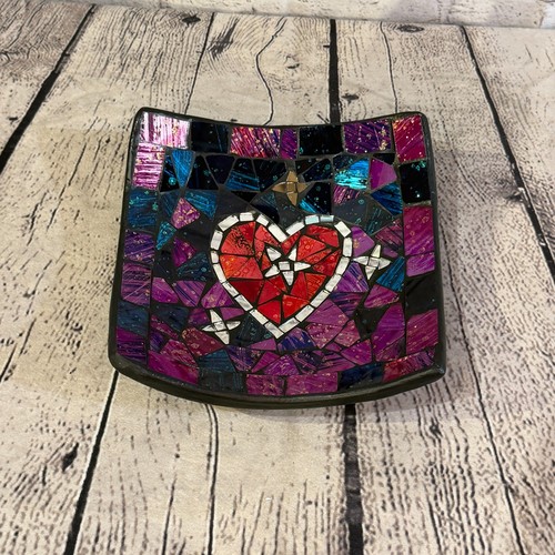20cm purple red heart - 20cm,