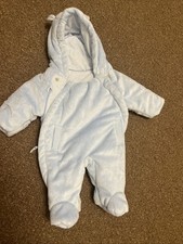 Blue Baby Snowsuit for Tiny