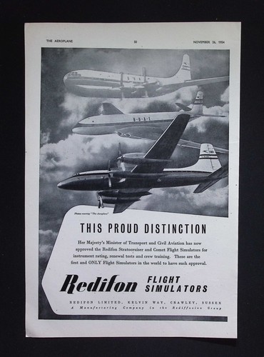 Original 1954 advert redifon - 1954,