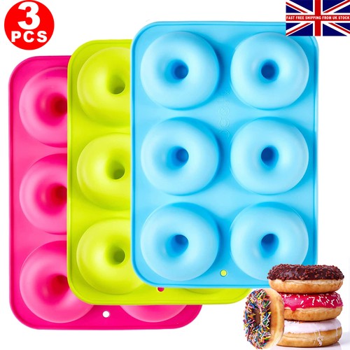 Silicone donut baking molds - 3,