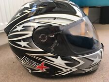 Mens RST Relay, PC1-S, Series 2000 Motorbike Helmet, Size XS, Cosmic Black/Gun