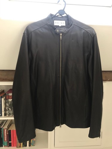 Reiss lambskin leather jacket - reiss,