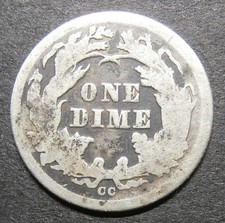 USA - Dime 1876 CC - 1876cc 10