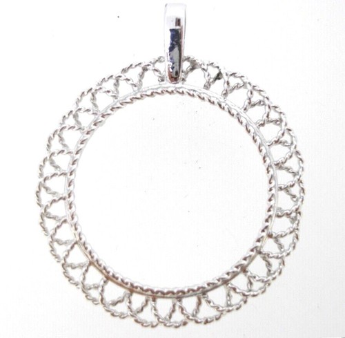 Pendant coin holder frame - , 50