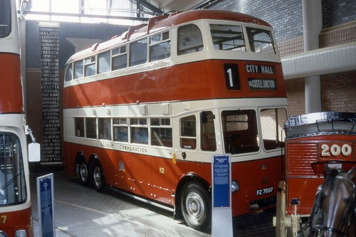 Belfast trolleybus 112 - trolleybus, cultra