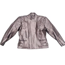 R K Sports Black Leather Bike