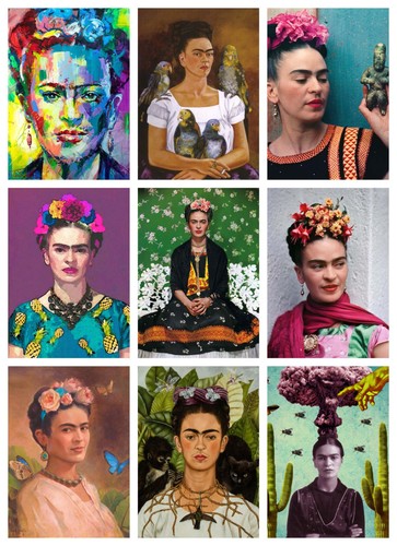 Frida kahlo poster print wall - kahlo,