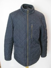 Men's Joules Quilted Blue Zip