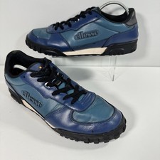 Ellesse Tanker Cupsole Trainers Blue Low Top Running Gym Size 12