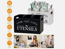 Wooden Kitchen Utensil Holder