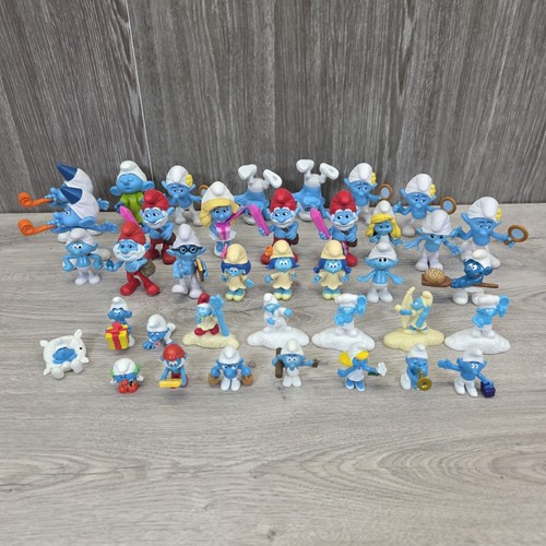 Smurfs x38 figures - smurfs,