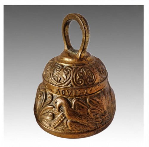 Vintage church brass bell - church,