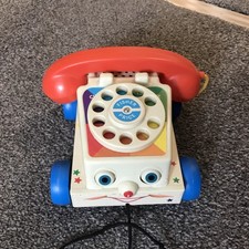 Fisher Price Vintage Chatter Phone Toddler Pull Toy 2008