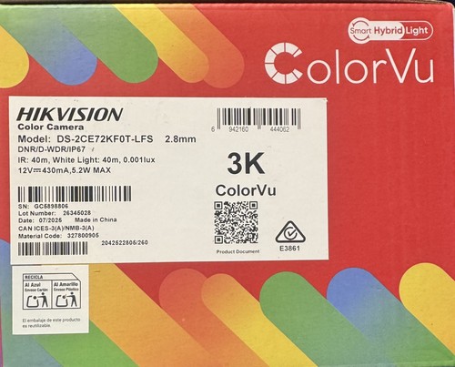 Hikvision 6mp cctv audio - hikvision,