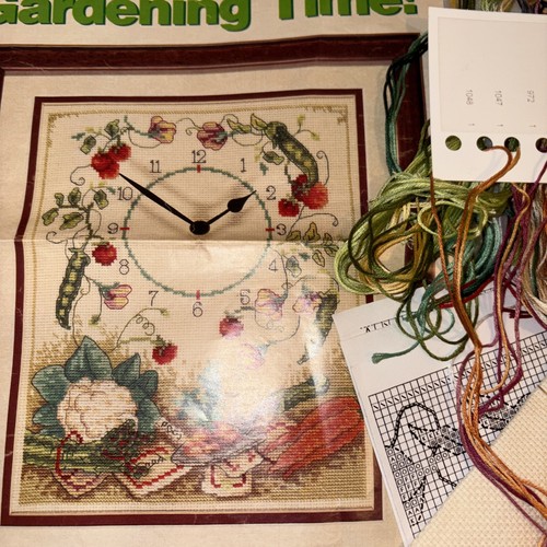 Vintage cross stitch gardening - vintage,