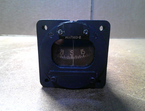 Aircraft magnetic compass - compass, by