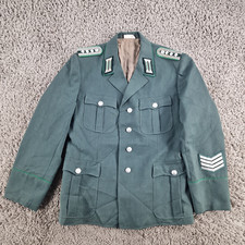 East German Early Police Officer Tunic Blazer Green Mens Large WW2