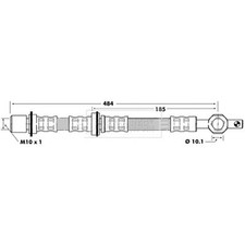 Brake Hose For Toyota Corolla