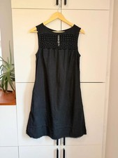 Next Black Linen Dress Size