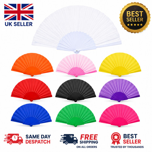 Hand fan held - tela, portable