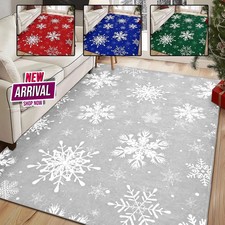 Snowflake Christmas Rug