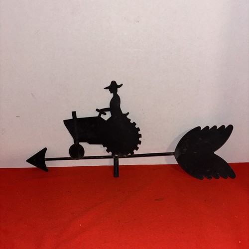 Metal weathervane farmer - metal, on