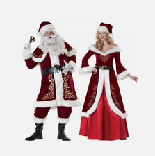Suit Christmas-Santa Claus Cosplay Adult Costume Fancy Dress Party Outfit -Xmas