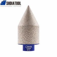 Diamond Cone Chamfer Milling Finger Bit Hole Cutter Ceramic Tile Marble M14 35mm