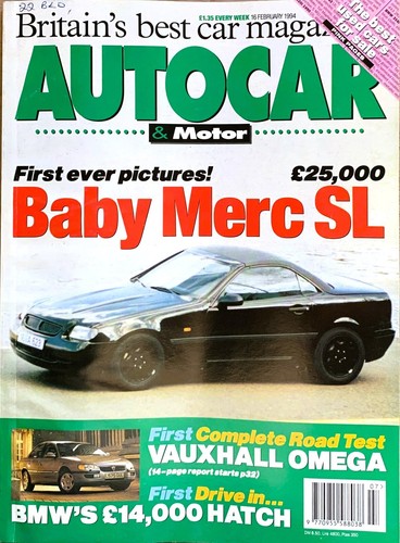 Autocar magazine feb - magazine, 16-feb-94