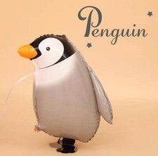 Walking Penguin Balloon Zoo Animal Birthday Party Decoration Glossy Foil Large