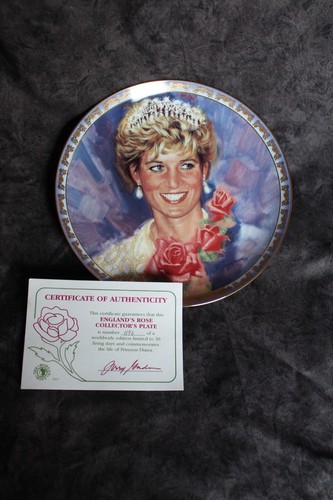 Porcelain collector plate - porcelain,