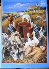 Otter House 1000 Piece Jigsaw. The Old Red Tractor. Pollyanna Pickering.Complete