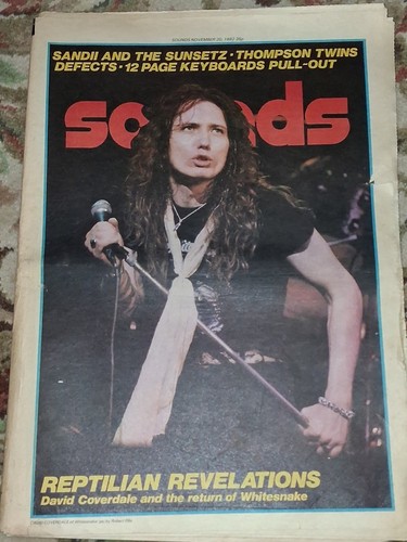 Sounds november 1982 - november,