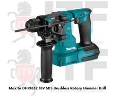 Makita DHR183Z 18V SDS+ Brushless Rotary Hammer Drill – Bare / Battery / Kit