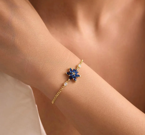 Gold plated marquise cut - gold,