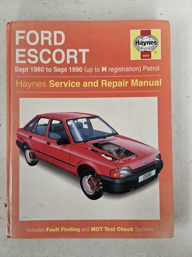 Ford escort mk3 mk4 haynes - escort,
