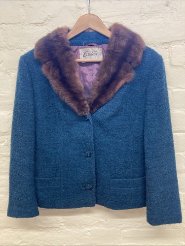 Eastex jacket real fur collar - eastex,