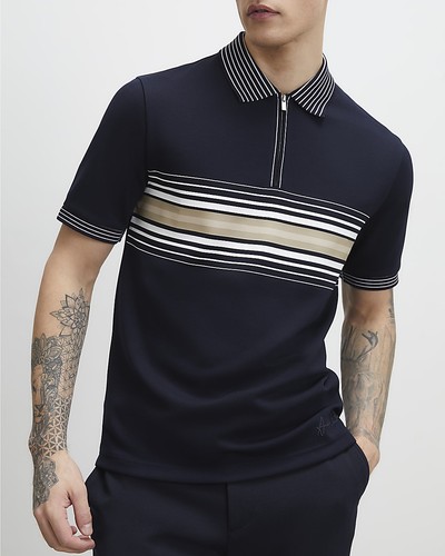 River island mens polo - river, shirt