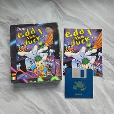 Rare Vintage Amiga Game. Edd The Duck. Tested And Working. 1990