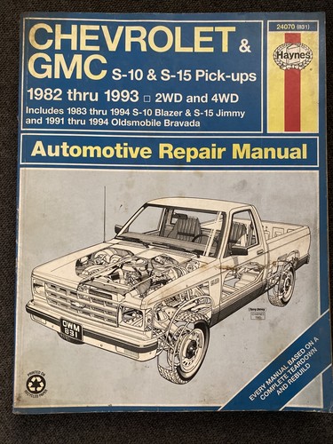 Haynes repair manual 1982 - haynes,