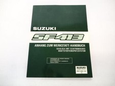 Suzuki Swift SF413 GS GL GLX Workshop Manual Supplement 1989/92