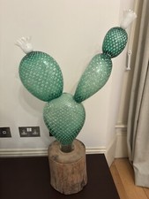 Murano glass cactus (hand